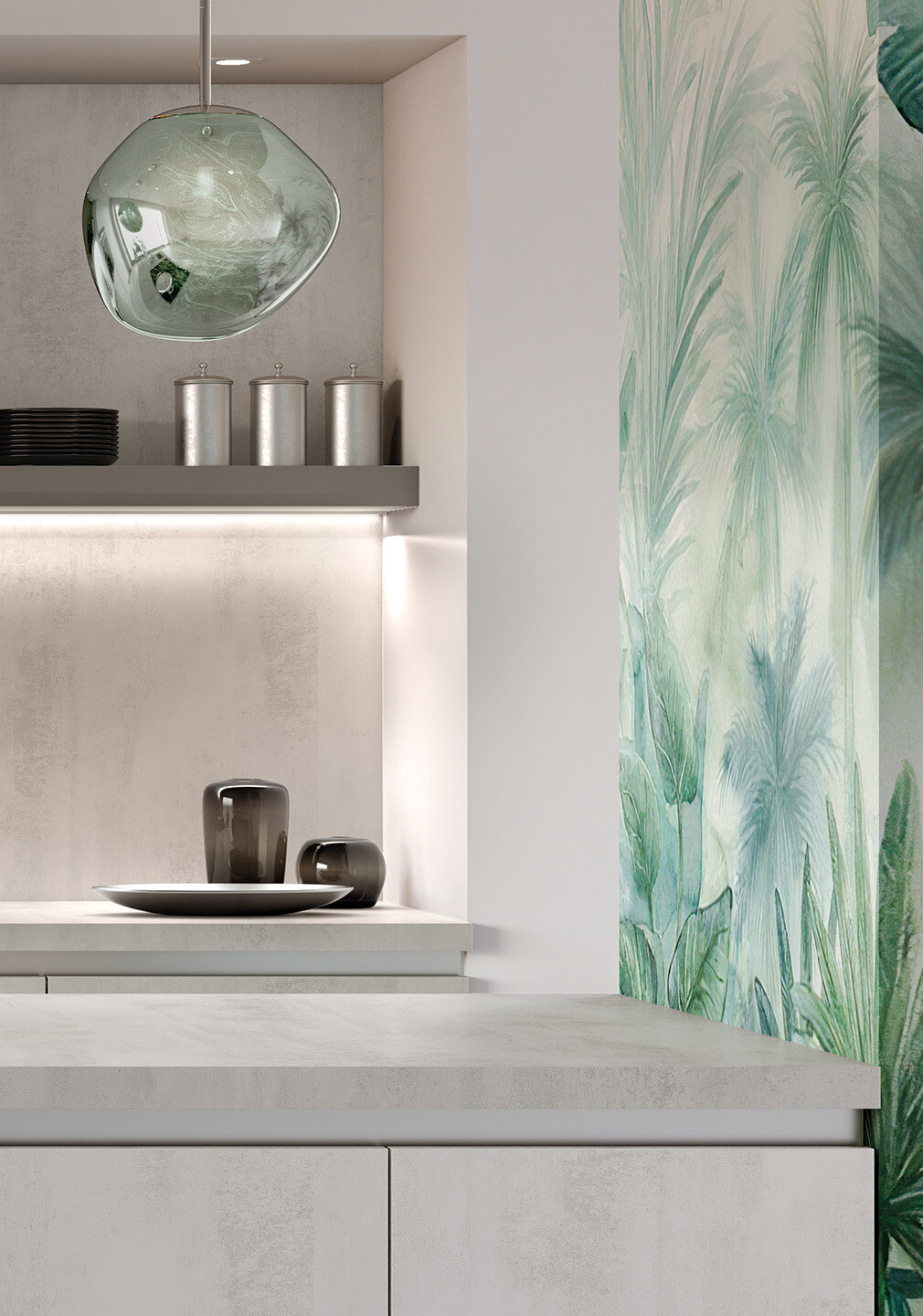 KINGSTON Béton Gris Blanc